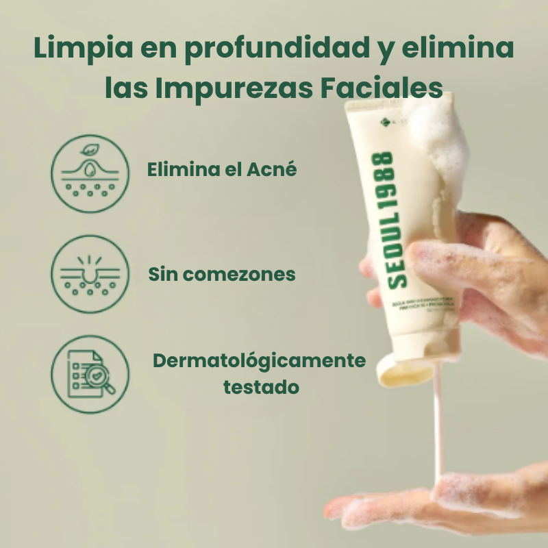 Elimina impurezas y grasas sin irritar
