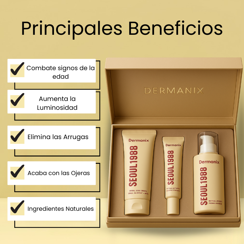 Kit Antiarrugas Dermanix | Tratamiento Coreano